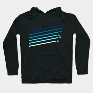 Blue Streaking Dice Hoodie